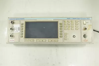 Marconi Instruments 2030 Signal Generator 1.35GHz Complete Front Panel TESTED! • $250