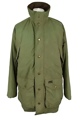 MUSTO Performance Green Coat Size L Mens Outerwear Outdoors Menswear Polyamide • £45.11