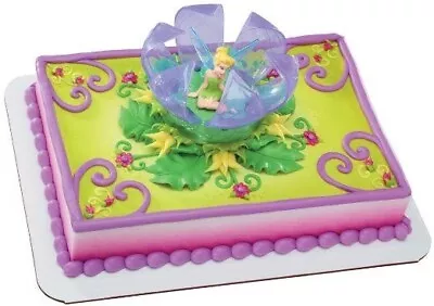 Disney Fairies Tinker Bell In Flower 13162 Decopac Cake Topper NEW Cake Decor • $10.89