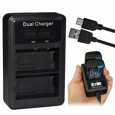 DMW-BLF19 Battery Charger For Panasonic Lumix DC-G9 DMC-GH5 DMC-GH4 DMC-GH3 GH4H • $11.24