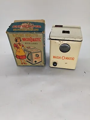 Vintage Japanese Toy Washing Machine.   W/ BOX Wash O Matic (Not Working) A3 • $38.25