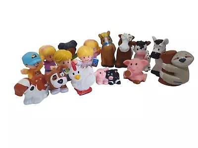 Mattel Little People Figures Farm Animals Cow Horse Pig Dog Chicken Zebra Sloth • $36.99