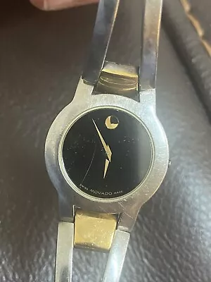 Pre-Owned Movado Armorosa 81 E4 1842 Two Tone Ladies Swiss Made Watch Need Batta • $40