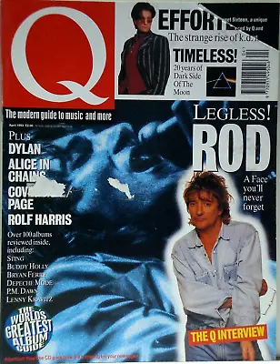 Q MAGAZINE 79 ROD STEWART Johnny Cash BOB DYLAN Alice In Chains April 1993 • £4.50