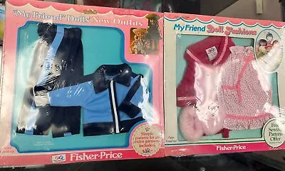 Fisher-Price My Friend Doll Fashions 1979 Jogging 224 & 1982 Bedtime 232 Nip $ • $39.95