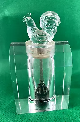 Vintage Cooks Club Acrylic And Stainless Steel Pepper Grinding Mill- Rooster • $13.99