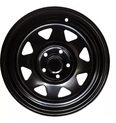 Extreme 4x4 Steel Wheel Suits Holden HQ 14 X 6  5/120.65 0P Black Trailer + Cap • $75.11