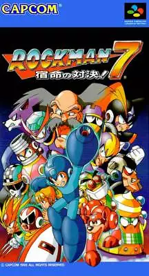 Super Famicom ROCKMAN 7 Megaman Video Game Japan Japanese  • $411.74