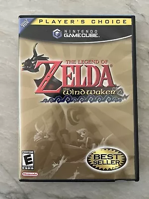 The Legend Of Zelda The Wind Waker (Nintendo GameCube) Game Disc Box & Inserts! • $45