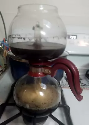 $260 • Buy Vintage -Silex Pyrex Glass - Mid Century Coffee Pot -UK-6 - Works Amazingly Well