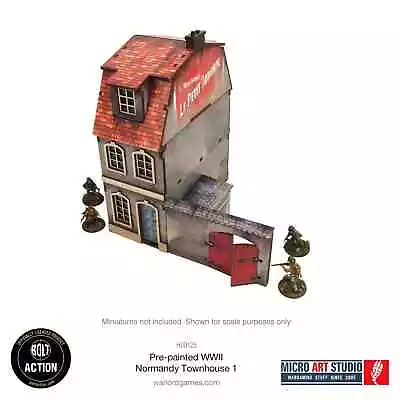 Micro Art Studio H00125 WW2 Normandy Townhouse 1 (Bolt Action) Terrain Kit • $40.80