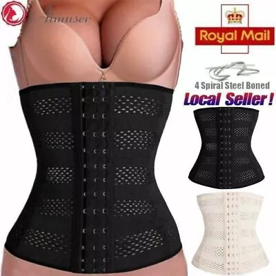 XS - 7XL Waist Trainer Women Shaper Tummy Control Girdle Workout Corset UK Stock • £6.95