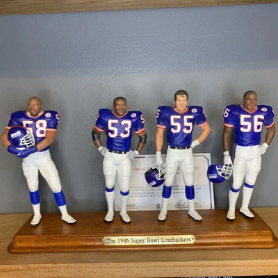 $1450 • Buy Danbury Mint  The 1986 Super Bowl Linebackers  New York Giants Figurine Figure