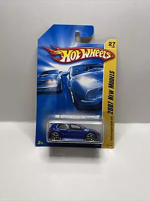 Hot Wheels VOLKSWAGEN GOLF GTI - 2007 New Models Blue • $10