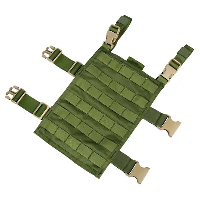 £36.95 • Buy Military Combat Right-angle Leg Panel Mesh Pouch Molle System Airsoft Olive Drab
