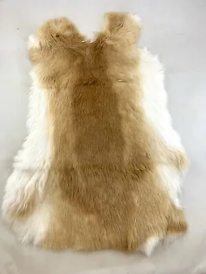 Rabbit Skin Pelt - Genuine Leather Fur -Tan Color • $13