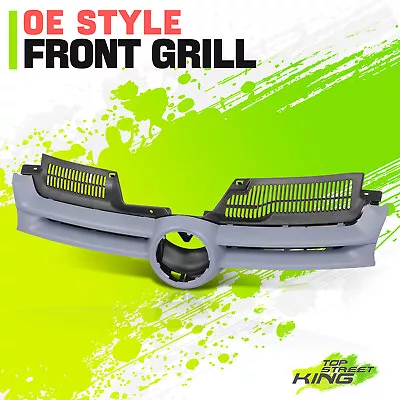 OE Style Primed Gray Front Grill Bumper Grille W/Badge Slot For 06-09 VW Rabbit • $43.50