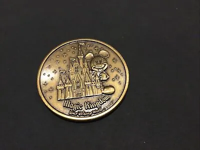 DISNEYLAND Coin Token Medallion 5 LANDS & MAIN STREET Walt Disney Vintage Bronze • $16.17