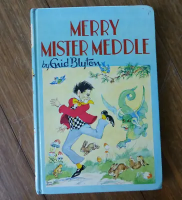 Enid Blyton MERRY MISTER MEDDLE Glossy Hardback Dean & Son 1970s • £8