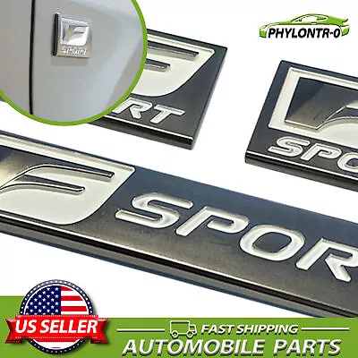 Fender Trunk F Sport Badge Emblem For Is250 Is350 Is Rcf Isf Rx Ch Ct Nx Lx Ux • $17.59