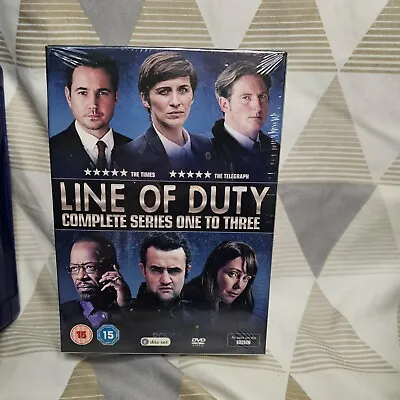 Line Of Duty Series 1-3 DVD British Crime Police Drama Series Boxset 6 Disc Set • £2.50