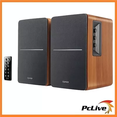 Edifier R1280DB 2.0 Bluetooth Speakers Bookshelf Bass Wireless Remote Brown • $132.90