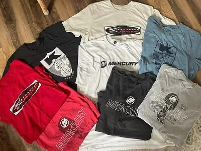 Mercury Marine T-Shirt Lot Motors Boat XL XXL Shirts • $28.99