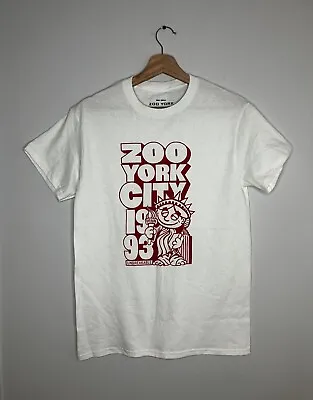 Men’s White Zoo York T-Shirt Print Small • £14.99