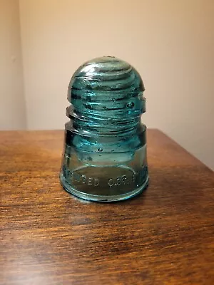 Vintage Glass Insulator - Patented Oct 8 1907 - Swirl Pattern  • $12.95