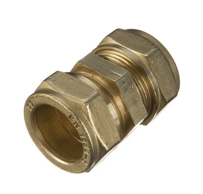 £27.53 • Buy 6mm Brass Compression Coupling - PACK OF 10 - NEXT DAY AVAILABLE