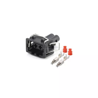 2Pin Automotive Fog Light Lamp Male Female Connector Plug Socket Kit For VW Audi • £2.28