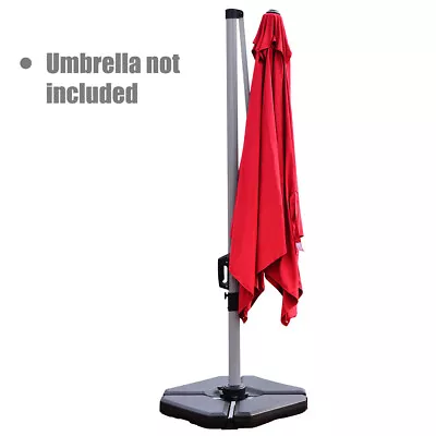 $116.95 • Buy 4PCS Cantilever Umbrella Base Outdoor Patio Parasol Stand Sun Beach Sand/Water