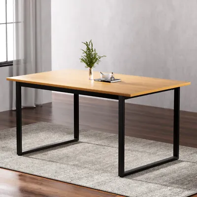 $215.69 • Buy Artiss Dining Table 6 Seater Kitchen Cafe Rectangular Wooden Table 150CM
