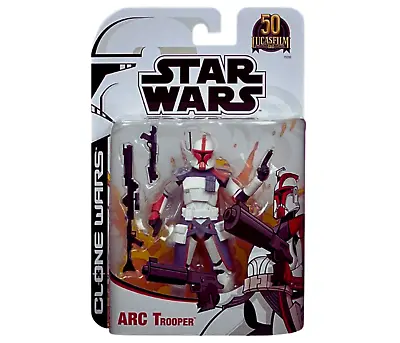 Star Wars The Black Series 6  Clone Wars ARC Trooper Red 50th Lucasfilm Limited • $97