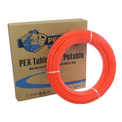 RED 1/2  X 100 Ft PEX Potable Tubing Pipe Wood Boiler - PEX GUY • $42.58