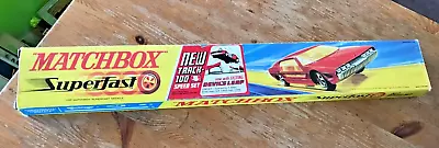 Vintage 1970 Matchbox Superfast Race Track Set With Original Box • $24.99