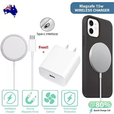 $8.85 • Buy Magnetic Charger Magsafe Wireless Charger For IPhone 13/12 Pro Max/11/XS/XR/8