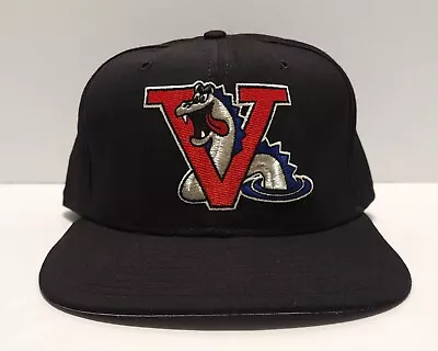 Vintage 1990s Vermont Expos New Era MiLB Lake Monsters USA M/L Snapback Cap Hat • $26