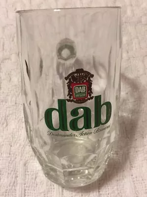 DAB Beer Glass Stein Germany 0.25 Liter Dortmunder Actien Brauerei Mug  • $2.99