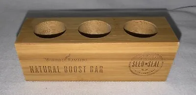 Young Living Bamboo Holder Natural Boost Bar Holds 3 Bottles 5 Ml New • $9.99