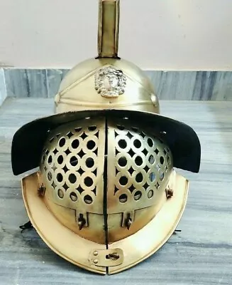 Medieval Gladiator Helmet Armadillo Helmet III Metal Halloween Armor Helmet • £153.81