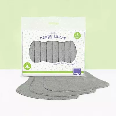 £8 • Buy Bambino Mio Reusable Fleece Nappy Liners, One Pack Of 8 Washable Nappy Liners