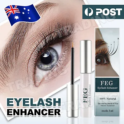 $25.95 • Buy Genuine For FEG Natural Eyelash Enhancer Serum Eyelash Grow Booster Eyebrow Lash