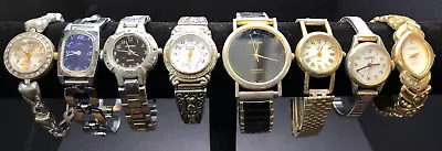 Estate Lot 8 Vintage Womens Watches - Wrangler Timex Shannons Kathy Ireland • $11.24