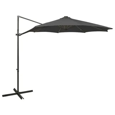 $165.95 • Buy Cantilever Umbrella With LED Lights 300cm Rotating Tilting Canopy Garden Parasol