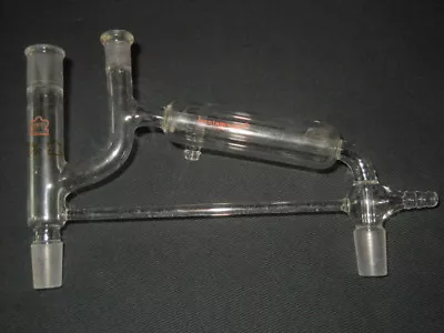 $159.99 • Buy Kontes Bantam-Ware Glass 14/20 Joint Distillation Head For Vacuum Apparatus