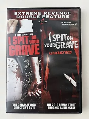 Extreme Revenge Double Feature I Spit On Your Grave (1978 & 2010) 2-Disc Set OOP • $16.99