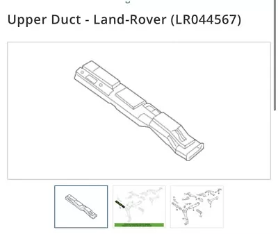 Upper Duct - 2014-2017 Land-Rover Range Rover LR044567 • $65