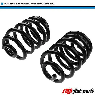 2x Rear Left & Right Coil Springs For BMW M3 E36 10/1995-01/1998 3.2L S50 B32 • $88.19