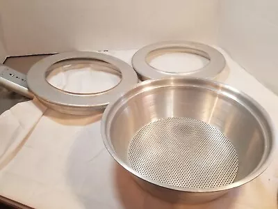 Vintage KitchenAid Hobart Colander & Sieve Fo Mixer + Pouring Shield Attachment • $175.99